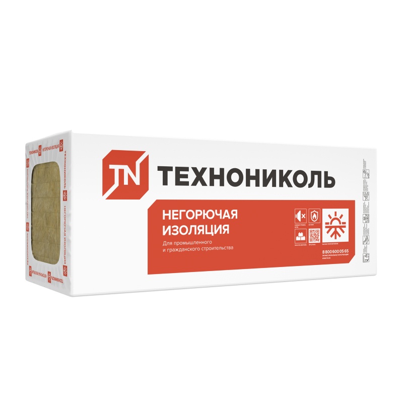 Утеплитель Технониколь Технолайт Оптима 1200х600х100 мм, 6 шт