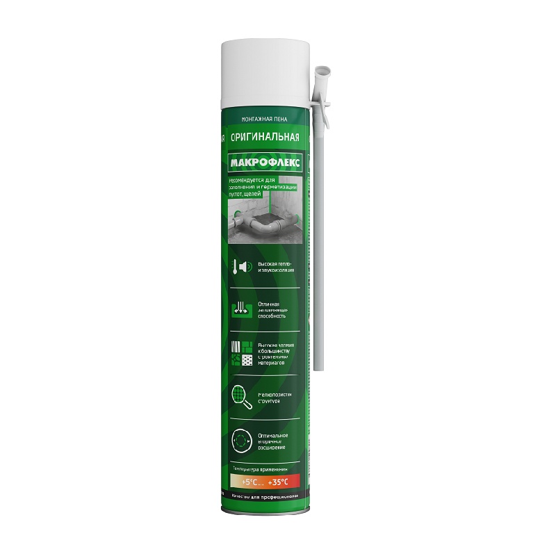 Пена монтажная Makroflex Оригинальная STD (0,75 л)