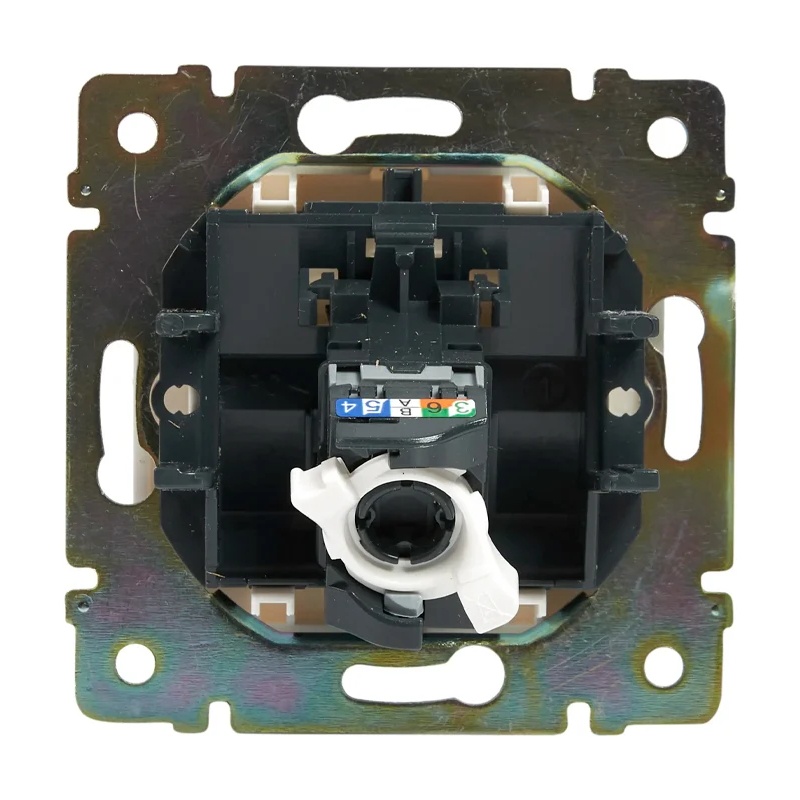 Розетка компьютерная RJ-45 с/у Valena 694286, 1 гнездо, белая