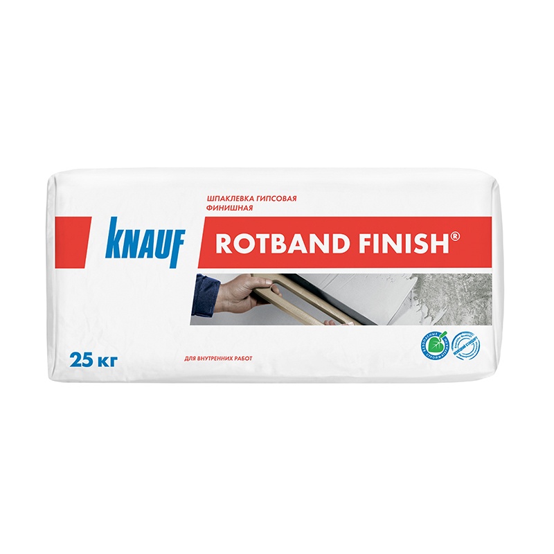 Шпаклевка гипсовая финишная Knauf Rotband Finish, 25 кг