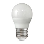Лампа светодиодная LED E27, шар G45, 6Вт, 2700К, теплый белый свет
