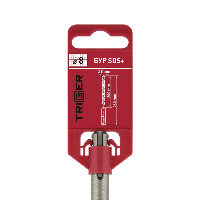 Бур Trigger 78282 SDS+8х200/260 мм