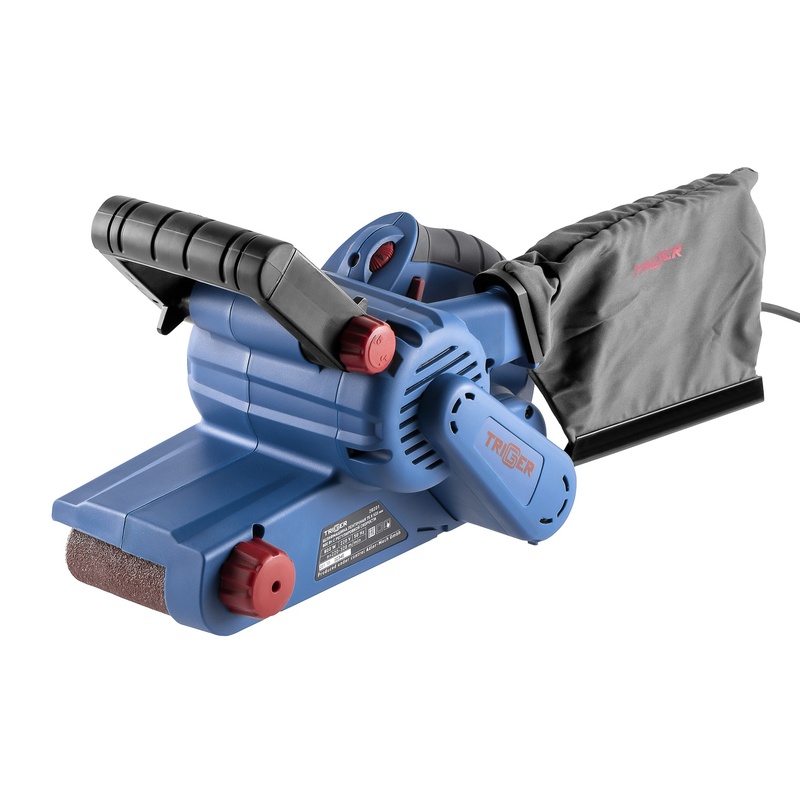 Шлифмашина ленточная Trigger 20201, регулировка скорости, 76х533 мм, 800 Вт