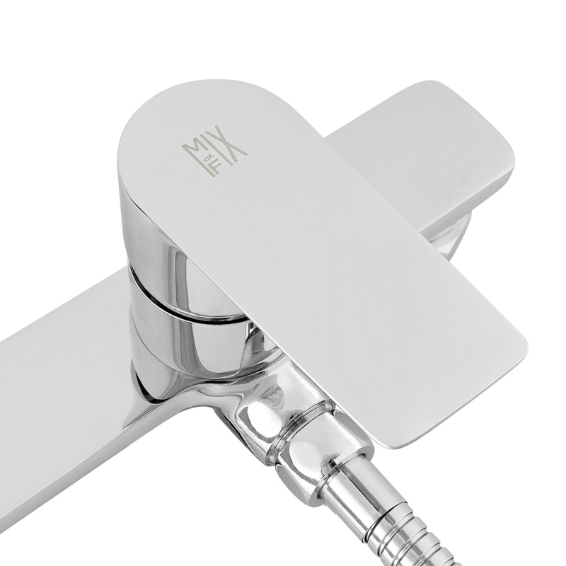 Смеситель для душа Mix&Fix Flash 5102 одноручный с аксессуарами (картридж d=35 мм)