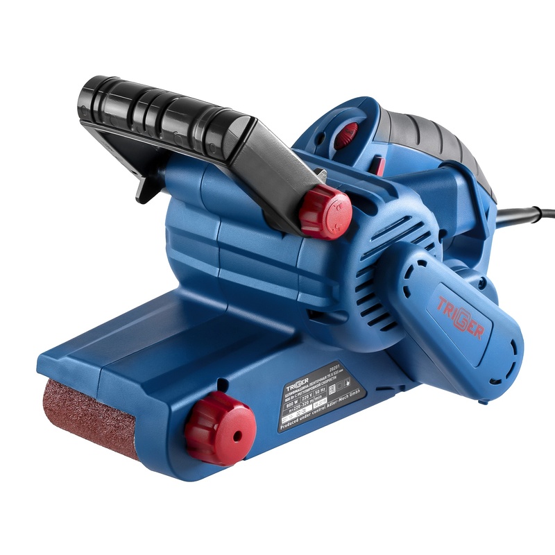 Шлифмашина ленточная Trigger 20201, регулировка скорости, 76х533 мм, 800 Вт