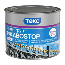 Грунт-эмаль по ржавчине Текс РжавоStop молотковый золотистый (0,5 кг)