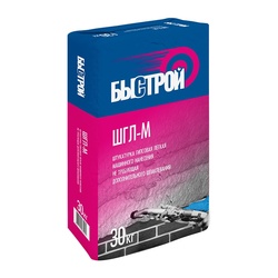 Штукатурка гипсовая Быстрой ШГЛ-М, 30 кг