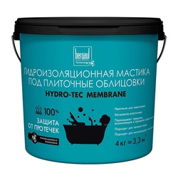 Гидроизоляционная мастика Bergauf Hydro-Tec Membrane, 4 кг